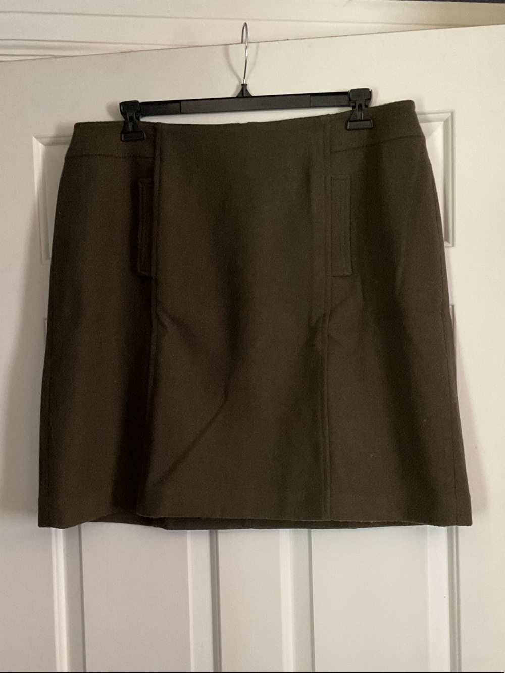 Talbots Olive Green Wool Skirt